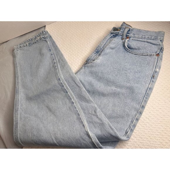 Calvin Klein Denim - Calvin Klein Womens Light Wash 5-Pocket Enzyme Wash Jeans Size 12 Vtg